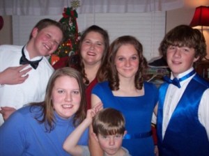 Jenny Hatch with her five children