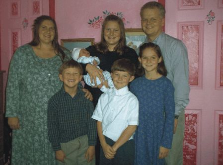 Hatch Family one week after Bens Birth