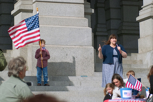 Jenny Hatch tells of three ways to Go Galt at the first Denver Teaparty