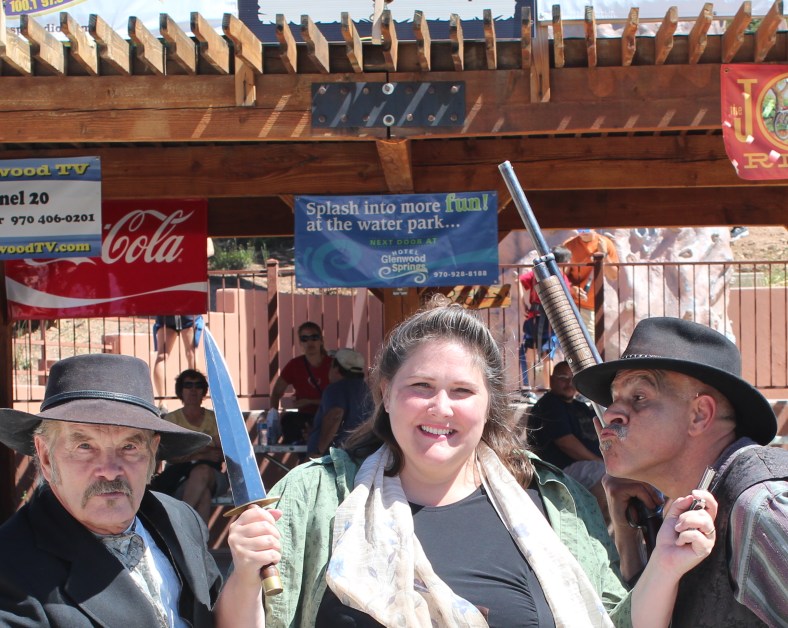 Jenny with the cowboys