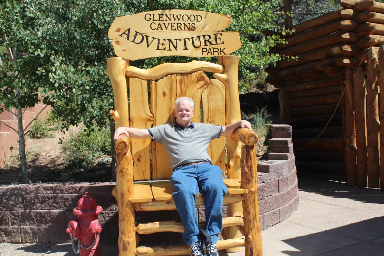 Paul on the BIG chair