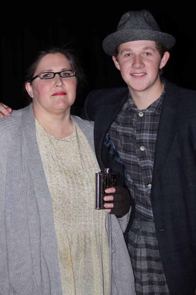 Jenny and Jeff in Hooverville costumes